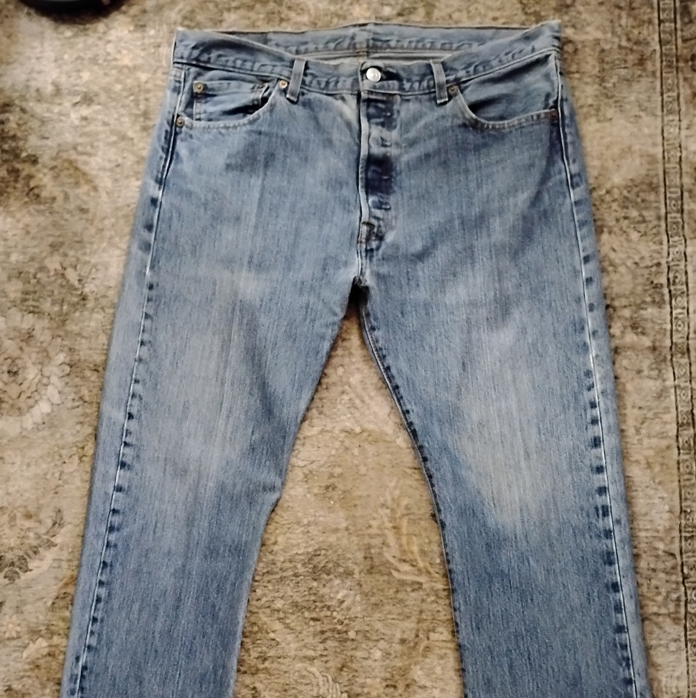 Levi's 501 W35 L34 Blue Denim Jeans